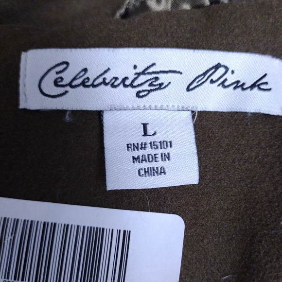 Large Army Green Celebrity Pink Jacket - Picture 2 of 16